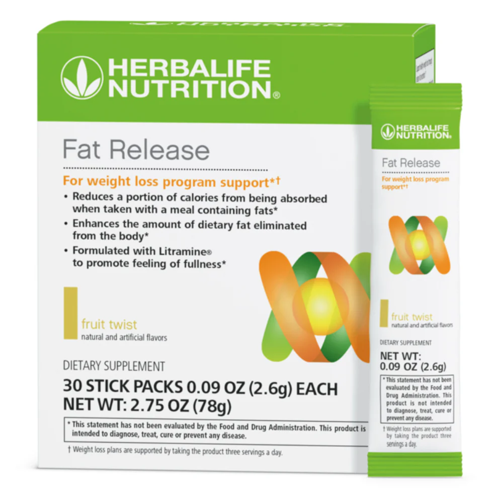 Herbalife Fat Release Fruit Twist – 30 Stick Packs (Non-California)