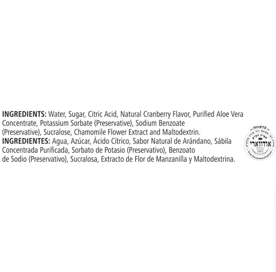 Herbal Aloe Concentrate: Cranberry Pint - Image 3