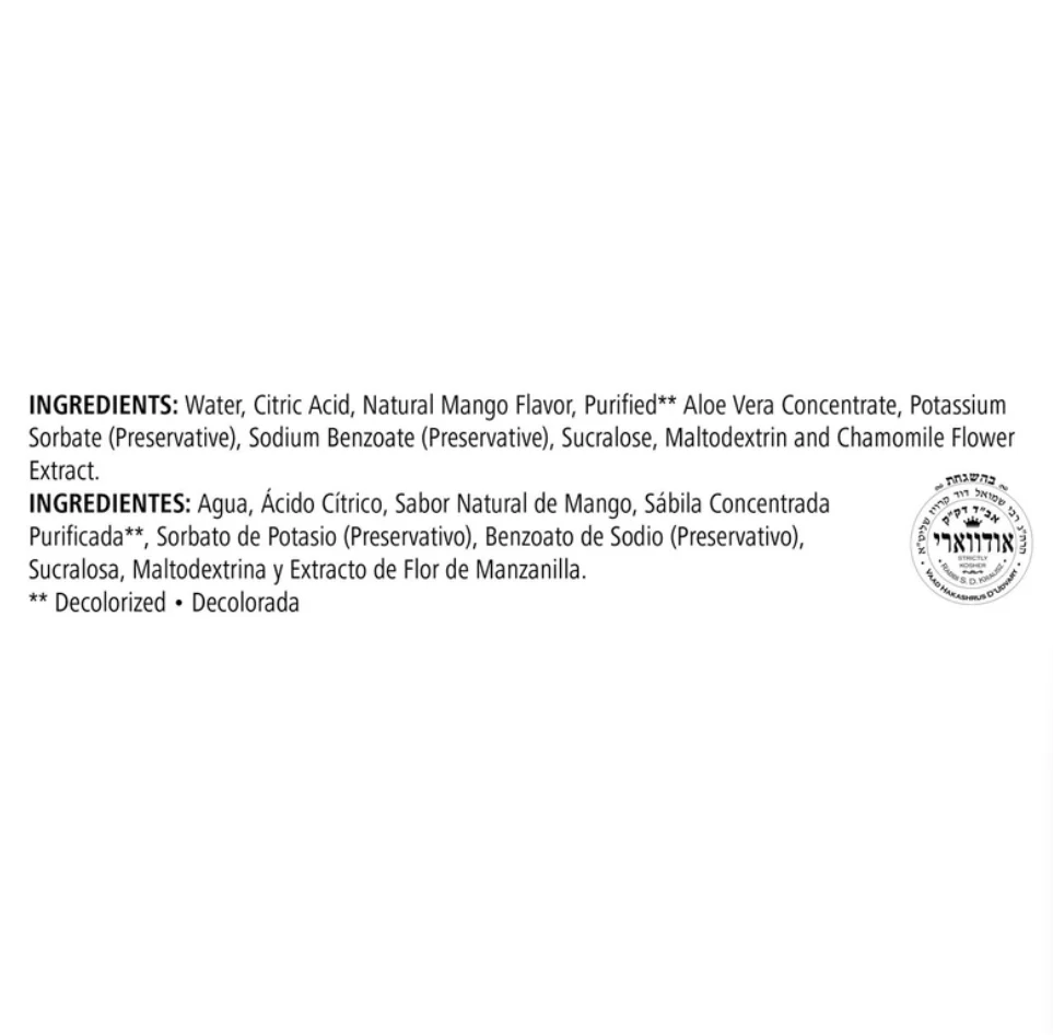 Herbal Aloe Concentrate: Mango Pint - Image 3