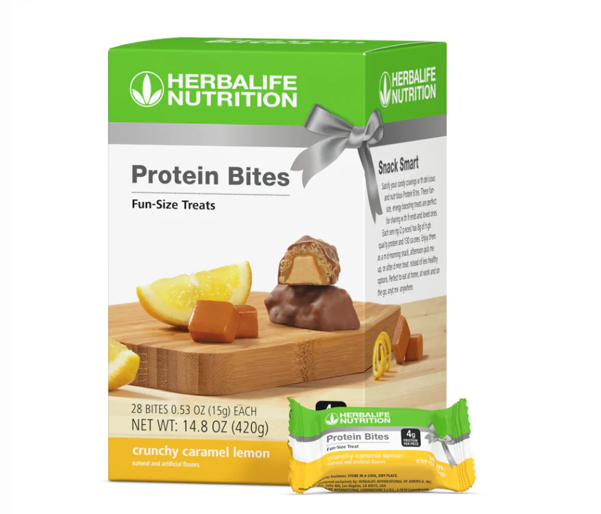 Protein Bites: Crunchy Caramel Lemon