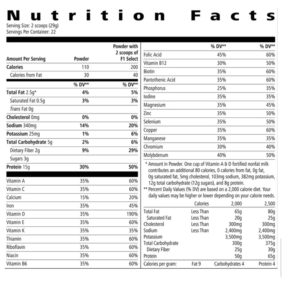 Protein Drink Mix Select: Natural Vanilla flavor - Image 2
